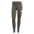 Collants Fitness adidas Femme by Train Essentials Big Logo Full Length Olive Green