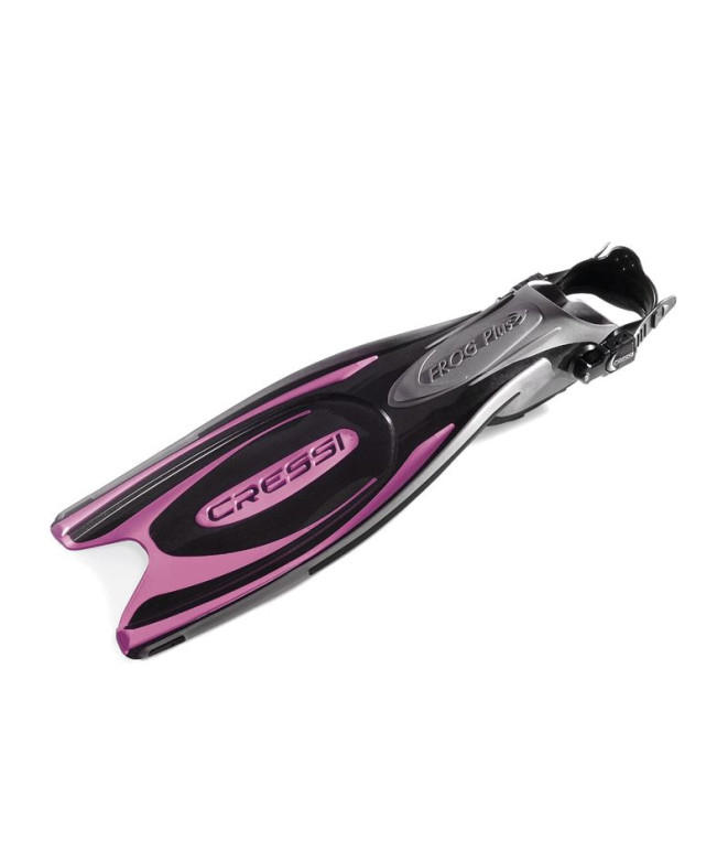 Aleta FROG PLUS Noir-Rose T/XS-S