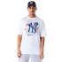 T-shirt New Era MLB FOOD GRPHC OS New York Yankees Blanc Homme