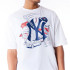 T-shirt New Era MLB FOOD GRPHC OS New York Yankees Blanc Homme