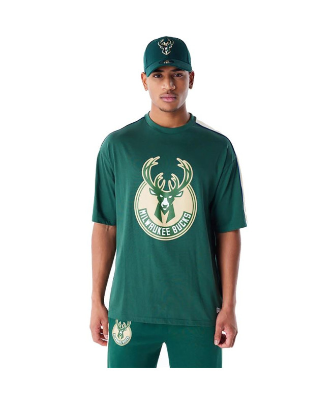 T-shirt New Era NBA PANEL OS Milwaukee Bucks...