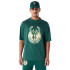 T-shirt New Era NBA PANEL OS Milwaukee Bucks Green Homme