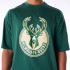 T-shirt New Era NBA PANEL OS Milwaukee Bucks Green Homme