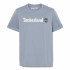 T-shirt Timberland Kennebec River Linear Logo Short Sleeve Gris Homme