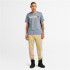 T-shirt Timberland Kennebec River Linear Logo Short Sleeve Gris Homme