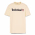 T-shirt Timberland Homme Kennebec River Logo linéaire manches courtes brisées blanc