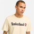 T-shirt Timberland Homme Kennebec River Logo linéaire manches courtes brisées blanc