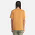T-shirt Timberland Homme Stack Logo Short Sleeve Wheat Boot Orange