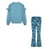 Ensemble Nike Set Fille Fresh Cut Dolman Ruffle Blue