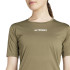 T-shirt Montagne adidas Femme de Terrex Multi Olive Green