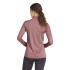 T-shirt Montagne adidas Femme by Terrex Multi Half Zip Longsleeve Garnet