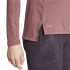 T-shirt Montagne adidas Femme by Terrex Multi Half Zip Longsleeve Garnet