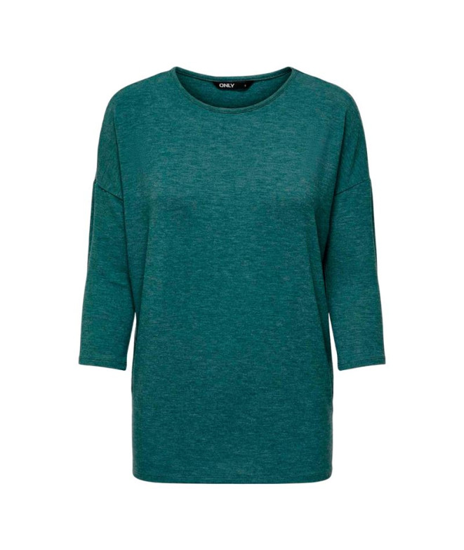 T-shirt Only glamour 3/4 Deep Teal Femme