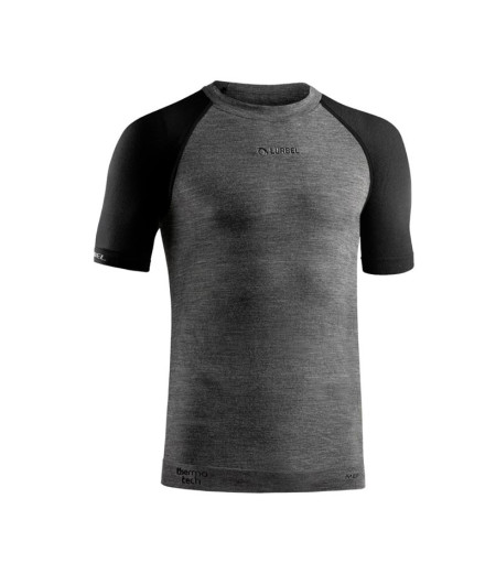 T-shirt de Trail Lurbel Move Manches Courtes Homme Gris/Noir
