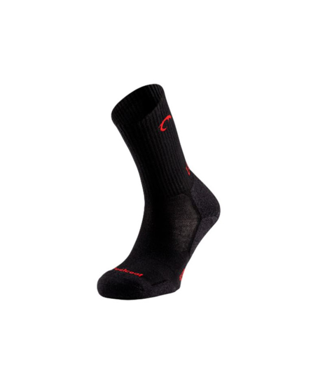 Chaussettes de Lurbel Camino Five Noir/Rouge
