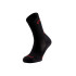 Chaussettes de Lurbel Camino Five Noir/Rouge
