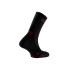 Chaussettes de Lurbel Camino Five Noir/Rouge
