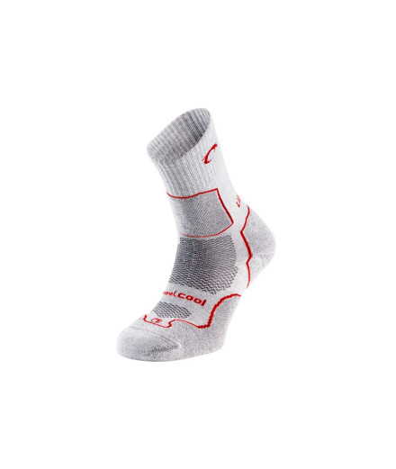 Chaussettes de Montagne Lurbel Logan Five Gris/Rojo