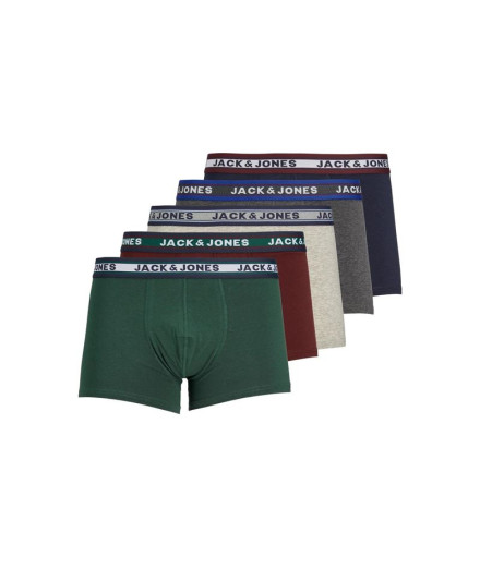 Slip Pack Homme Jack And Jones Jacoliver 5 Gris foncé...