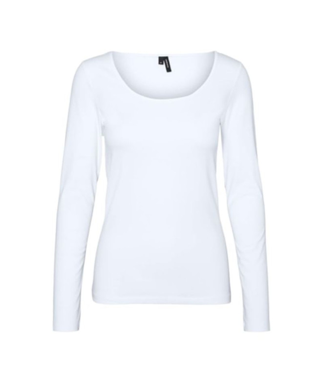 T-shirt Vero Moda maxi Myoft Uneck Bright White...