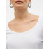T-shirt Vero Moda maxi Myoft Uneck Bright White Femme