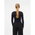 T-shirt Vero Moda maxi Myoft Uneck Noir Femme
