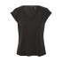 T-shirt Vero Moda fillis col V Noir Femme