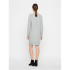 Robe Vero Moda doffy col O Mélange gris clair Femme