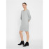 Robe Vero Moda doffy col O Mélange gris clair Femme