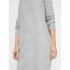 Robe Vero Moda doffy col O Mélange gris clair Femme