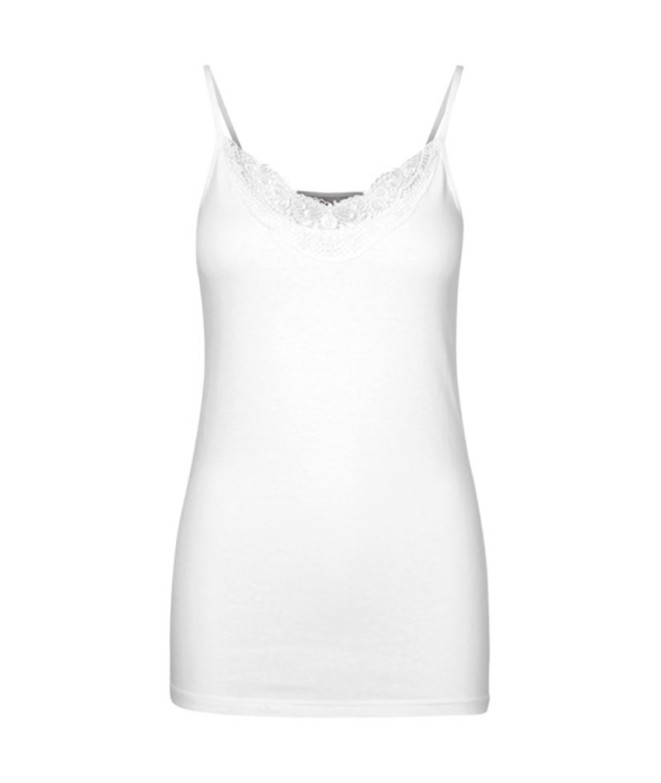 T-shirt Vero Moda inge Laceinglet Blanc...