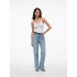 T-shirt Vero Moda inge Laceinglet Blanc brillant Femme