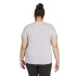 T-shirt adidas Femme Aeroready Train Essentials Minimal Branding Col V Gris