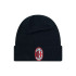 Bonnet New Era Core AC Milan Noir Homme