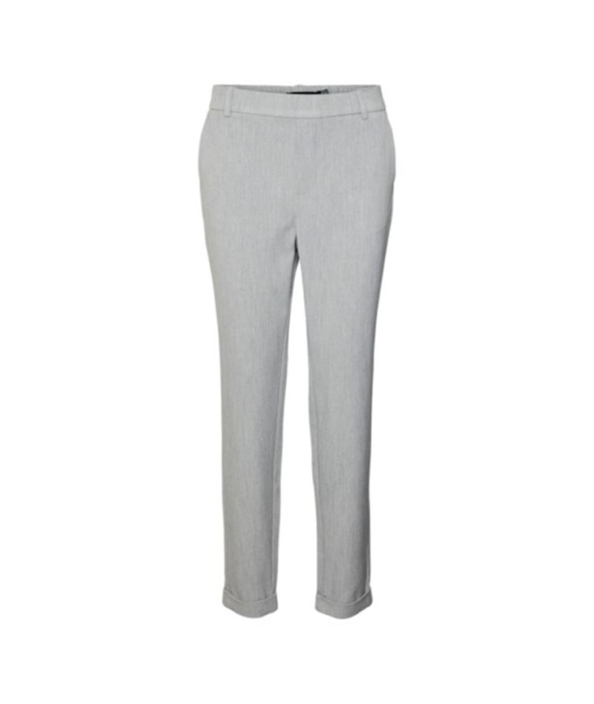 Pantalon Vero Moda maya Looseolid Gris clair...