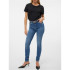 Pantalon Vero Moda lux Mrlim Jeansi310 Bleu moyen Denim Femme