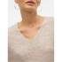 Vero Moda crewlefile V-Neck Birch Sweater Femme