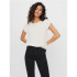 T-shirt Vero Moda becca Plains Snow White Femme