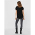 T-shirt Vero Moda becca Plains Noir Femme