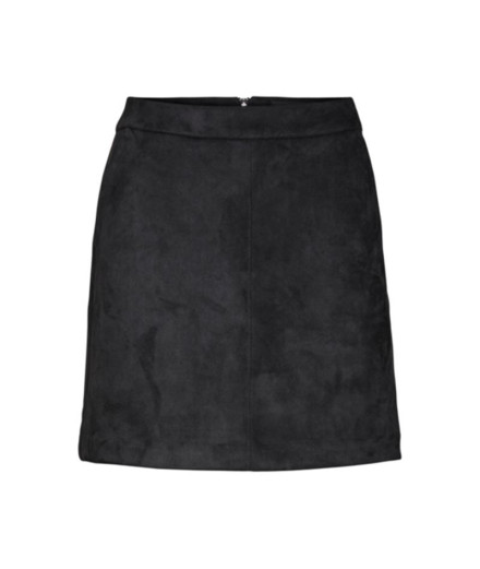 Jupe Vero Moda donnadina Fauxsuède Noir Femme