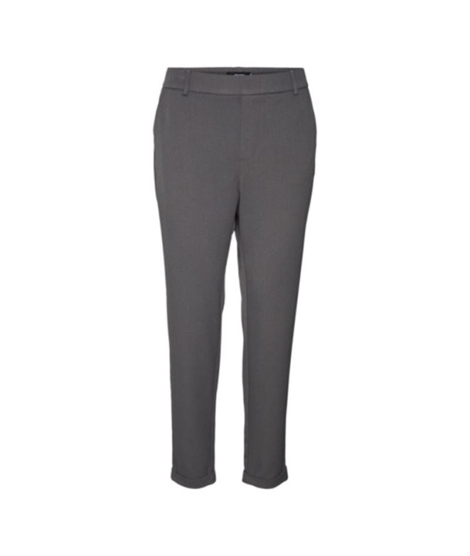 Pantalon Vero Moda maya Looseolid Gris à...