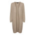 Cardigan Vero Moda doffy Long Ouvert Cardin Sepia Tint Femme