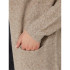Cardigan Vero Moda doffy Long Ouvert Cardin Sepia Tint Femme