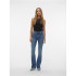 Pantalon Vero Moda Jean évasé Li347 Bleu moyen Denim Femme