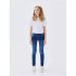 Pantalons Name it fpolly Skinny 1182-To Denim bleu foncé Enfant