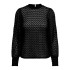 T-shirt Only Jdyavery Lace Noir Femme