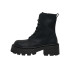 Botas Only Onlbanyu-3 Pu Monochrome Lace Noir Femme