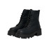 Botas Only Onlbanyu-3 Pu Monochrome Lace Noir Femme