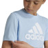 T-shirt adidas Enfant Essentials Big Logo Cotton Bleu/Blanc