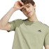 T-shirt adidas Homme Essentials Single 3-Stripes Vert